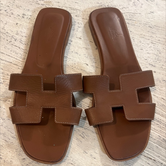 hermes oran sandals 40 - Picture 1 of 3